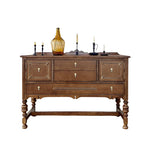 オーク多層板キャビネット クラシックデザイン 収納力抜群 インテリア家具 fljgj-2130