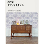 オーク多層板キャビネット クラシックデザイン 収納力抜群 インテリア家具 fljgj-2130