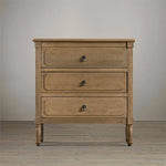 オーク材製ナイトテーブル - ステンレスハードウェア付き、洗練されたデザインの収納家具 fljgj-2131