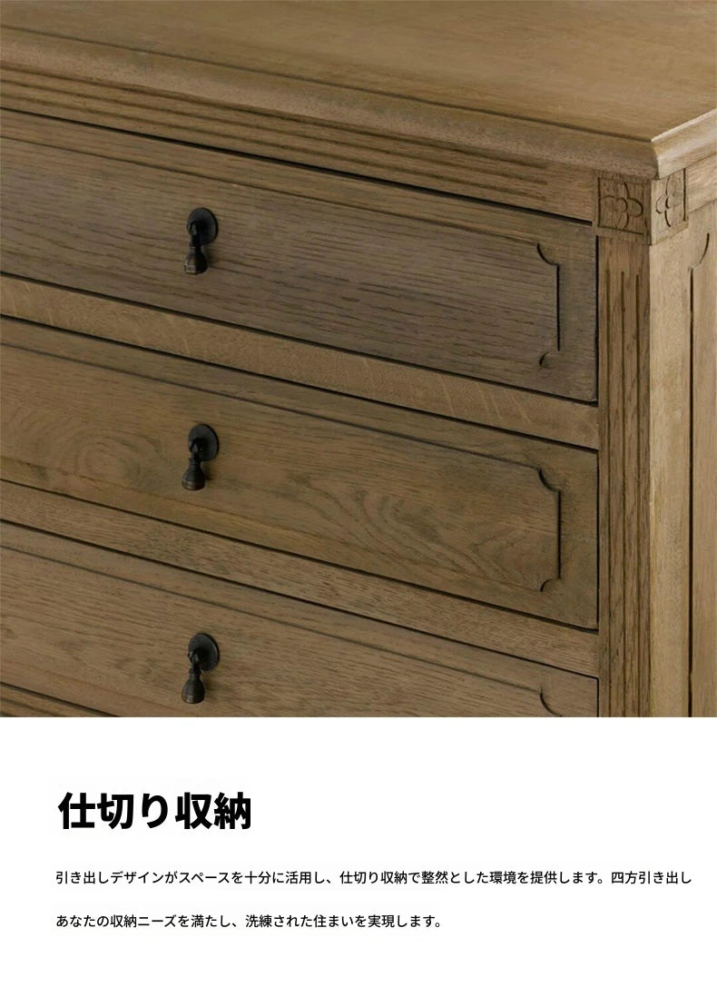 オーク材製ナイトテーブル - ステンレスハードウェア付き、洗練されたデザインの収納家具 fljgj-2131