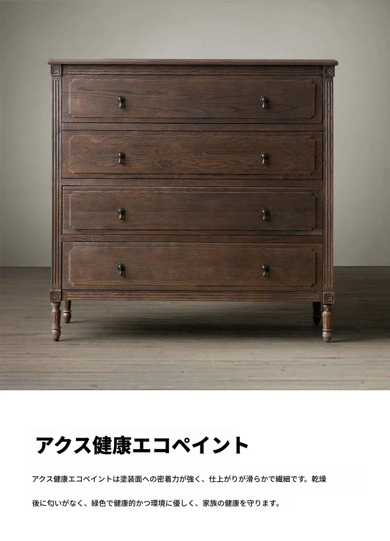 オーク材製ナイトテーブル - ステンレスハードウェア付き、洗練されたデザインの収納家具 fljgj-2131