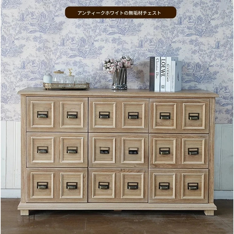 オーク多層板製のスタイリッシュなキャビネット - 収納力抜群・クラシックデザイン fljgj-2134