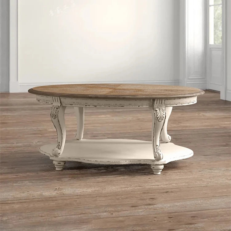 オーク多層板使用のセンターテーブル - エレガントなデザインでリビングを彩る、快適な空間作りに最適! fljgj-2135