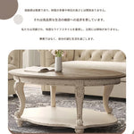 オーク多層板使用のセンターテーブル - エレガントなデザインでリビングを彩る、快適な空間作りに最適! fljgj-2135