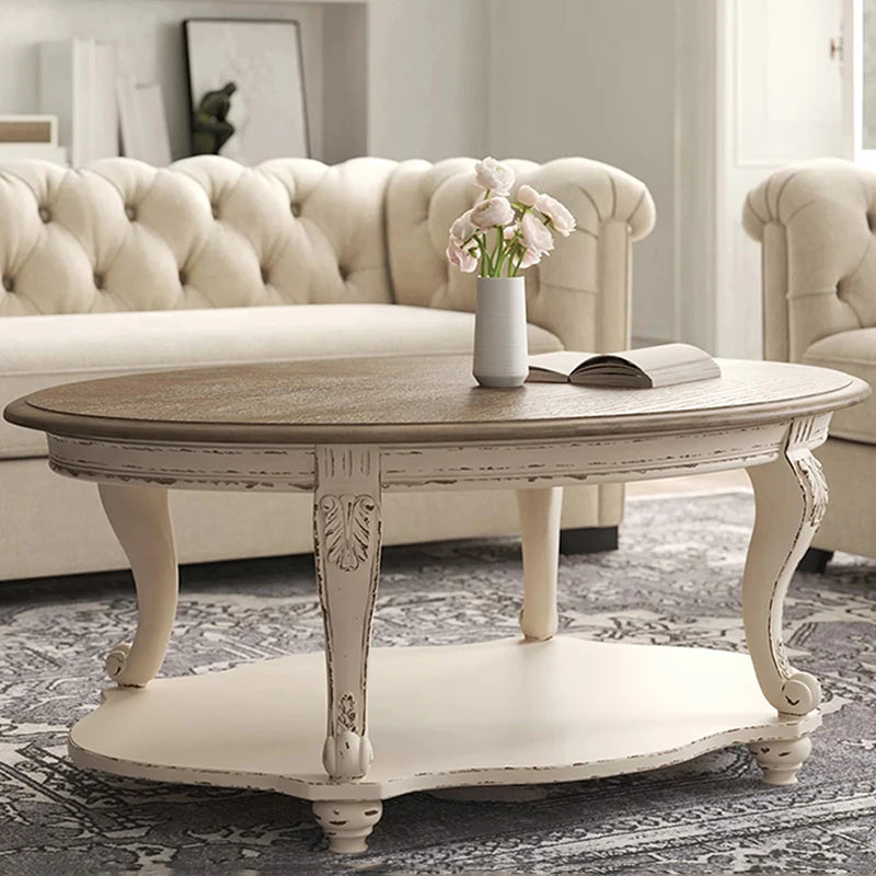 オーク多層板使用のエレガントなカフェテーブル - おしゃれなリビング空間にぴったり! fljgj-2136