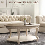 オーク多層板使用のエレガントなカフェテーブル - おしゃれなリビング空間にぴったり! fljgj-2136