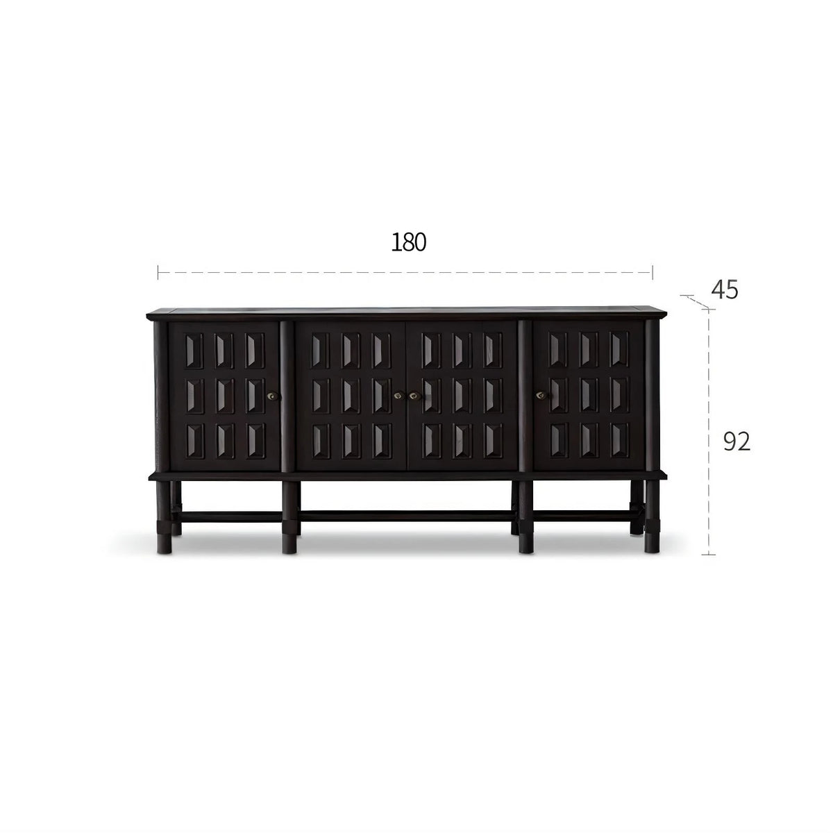 オーク多層板キャビネット|シンプルでスタイリッシュな収納家具|リビング・ダイニングに最適 fljgj-2139