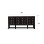 オーク多層板キャビネット|シンプルでスタイリッシュな収納家具|リビング・ダイニングに最適 fljgj-2139