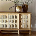 オーク多層板キャビネット|シンプルでスタイリッシュな収納家具|リビング・ダイニングに最適 fljgj-2139