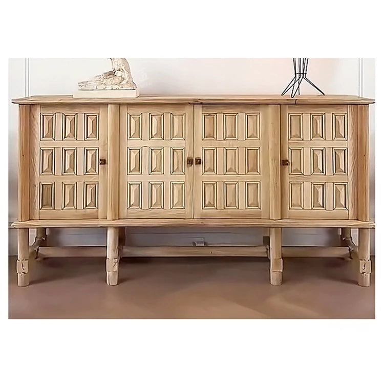 オーク多層板キャビネット|シンプルでスタイリッシュな収納家具|リビング・ダイニングに最適 fljgj-2139