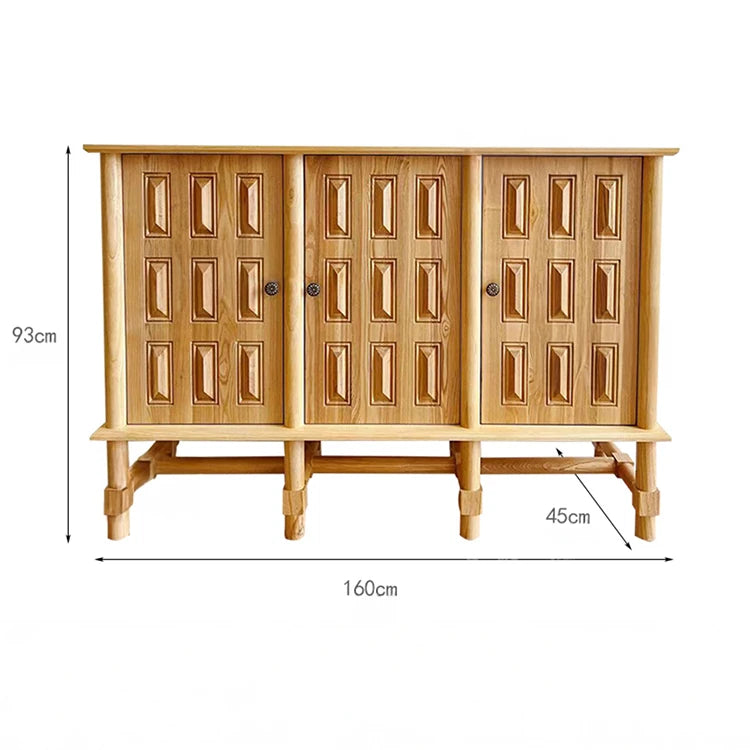 オーク多層板キャビネット|シンプルでスタイリッシュな収納家具|リビング・ダイニングに最適 fljgj-2139