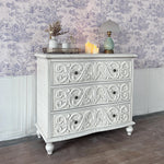 オーク多層板製 エレガントキャビネット 3段引き出し付き 豪華な装飾デザイン 家具インテリア fljgj-2142