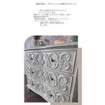 オーク多層板製 エレガントキャビネット 3段引き出し付き 豪華な装飾デザイン 家具インテリア fljgj-2142