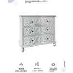 オーク多層板製 エレガントキャビネット 3段引き出し付き 豪華な装飾デザイン 家具インテリア fljgj-2142