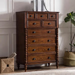 オーク製 キャビネット 高級感あふれる多層板収納家具 おしゃれなデザインでリビング・寝室に最適 fljgj-2149