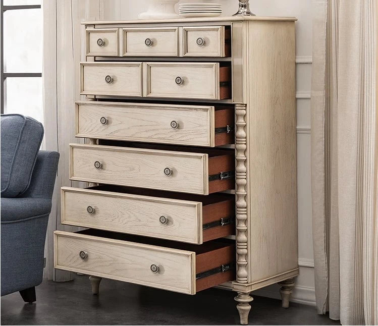 オーク製 キャビネット 高級感あふれる多層板収納家具 おしゃれなデザインでリビング・寝室に最適 fljgj-2149