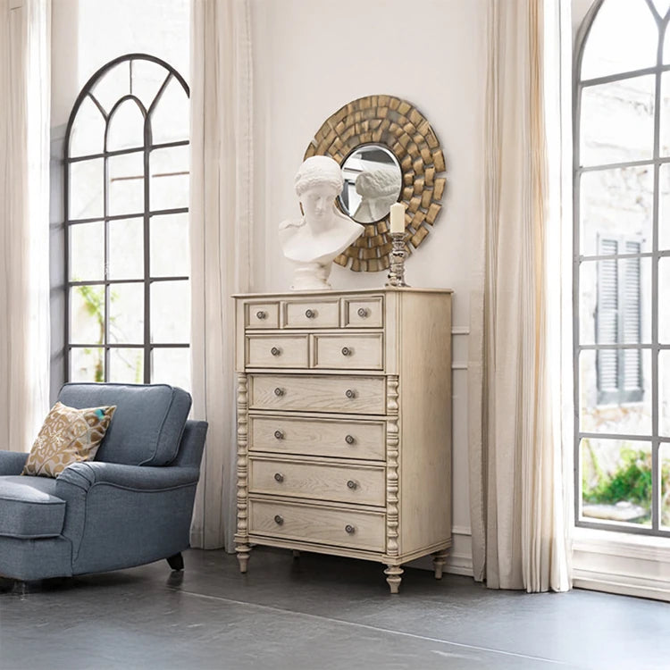 オーク製 キャビネット 高級感あふれる多層板収納家具 おしゃれなデザインでリビング・寝室に最適 fljgj-2149