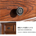 オーク製 キャビネット 高級感あふれる多層板収納家具 おしゃれなデザインでリビング・寝室に最適 fljgj-2149