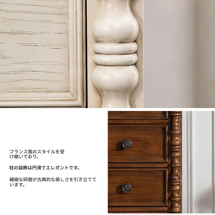 オーク製 キャビネット 高級感あふれる多層板収納家具 おしゃれなデザインでリビング・寝室に最適 fljgj-2149