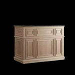 オーク多層板製のエレガントなキャビネット - 高級大理石天板付きデザイン家具 fljgj-2150