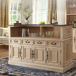 オーク多層板製のエレガントなキャビネット - 高級大理石天板付きデザイン家具 fljgj-2150