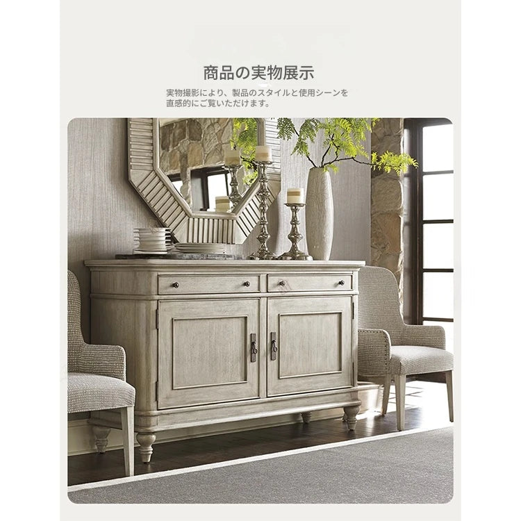 オーク製キャビネット - シンプルでスタイリッシュな収納家具、ダイニングやリビングに最適なデザイン fljgj-2152