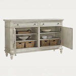 オーク製キャビネット - シンプルでスタイリッシュな収納家具、ダイニングやリビングに最適なデザイン fljgj-2152