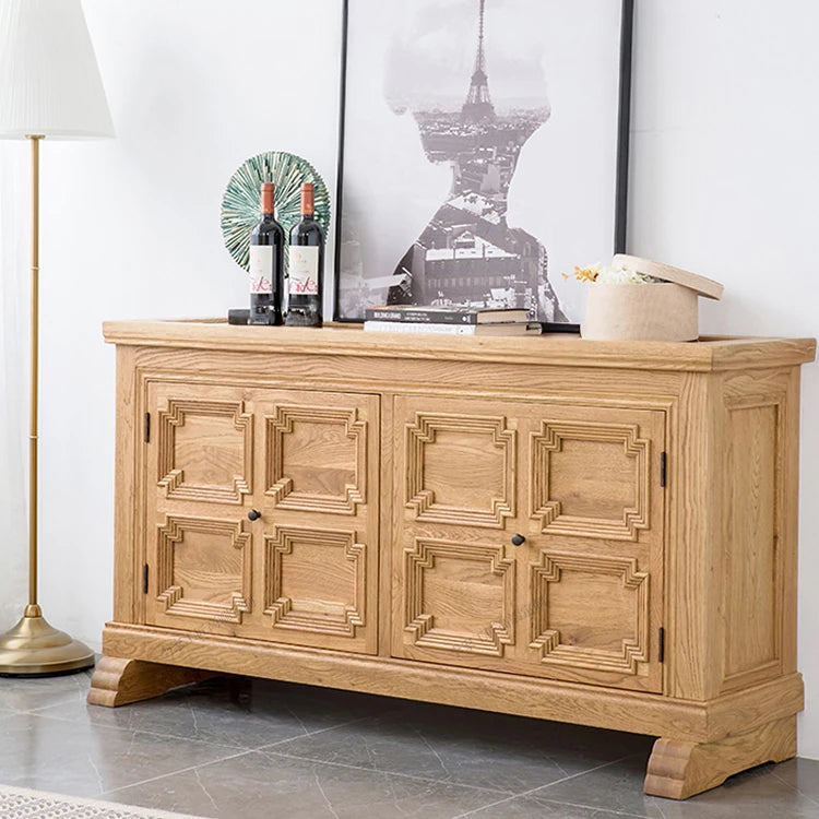 オーク材 多層板 テレビ台 - シンプルでエレガントなデザイン、収納力抜群! fljgj-2153