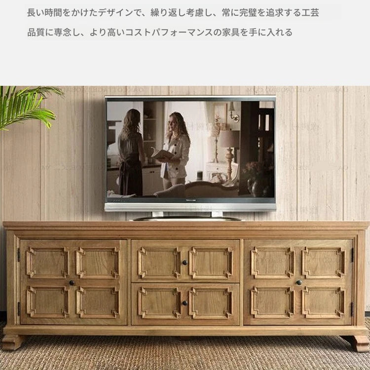 オーク材 多層板 テレビ台 - シンプルでエレガントなデザイン、収納力抜群! fljgj-2153