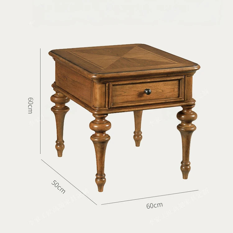 オーク製センターテーブル - クラシックデザインで魅力的なリビングルームの中心に最適な多層板テーブル fljgj-2155