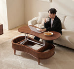 無垢材使用!便利なリフトアップセンターテーブル - おしゃれなリビング空間を演出! fls-5329