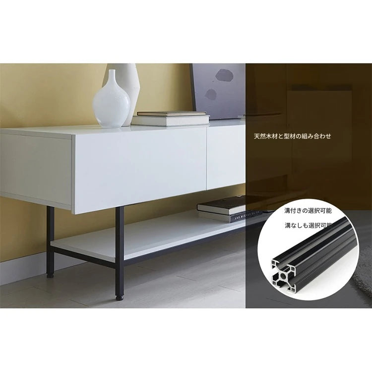 モダンホワイトテレビ台 – スタイリッシュなデザインでお部屋を引き立てる収納付きリビング家具 fls-5335