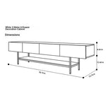 モダンホワイトテレビ台 – スタイリッシュなデザインでお部屋を引き立てる収納付きリビング家具 fls-5335