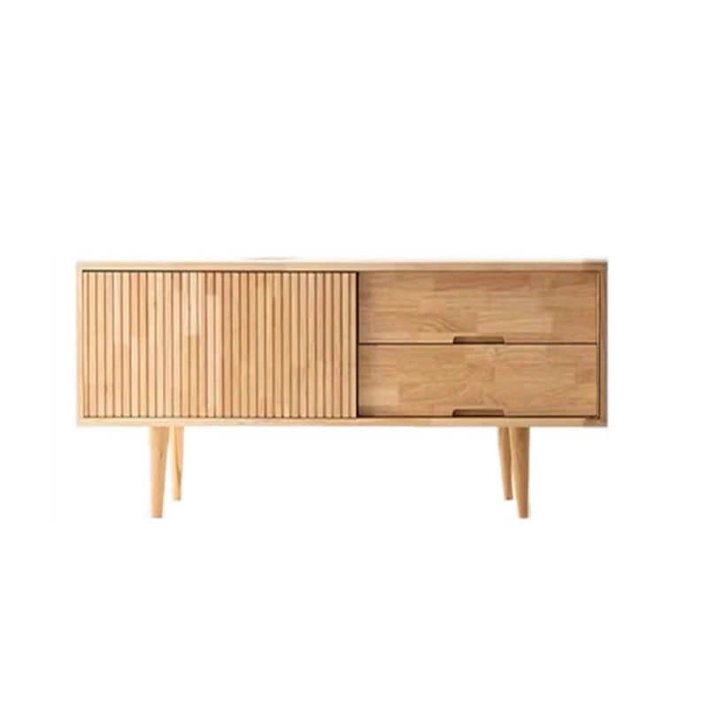 モダンデザインの木製テレビ台 - シンプルで洗練されたリビングルームの必需品! fls-5336