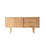 モダンデザインの木製テレビ台 - シンプルで洗練されたリビングルームの必需品! fls-5336