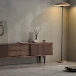 モダンデザインの木製テレビ台 - シンプルで洗練されたリビングルームの必需品! fls-5336