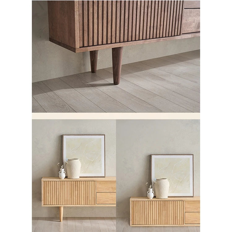 モダンデザインの木製テレビ台 - シンプルで洗練されたリビングルームの必需品! fls-5336