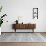 ナチュラルモダンキャビネット - おしゃれなウッド調、収納力抜群でインテリアを引き立てるデザイン fls-5337