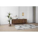 ナチュラルウッド調 テレビ台 - シンプルでスタイリッシュな収納家具、リビングにぴったり! fls-5338