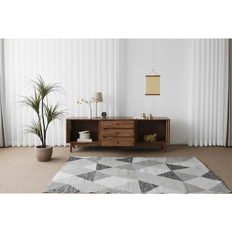 ナチュラルウッド調 テレビ台 - シンプルでスタイリッシュな収納家具、リビングにぴったり! fls-5338
