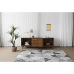 ナチュラルウッド調 テレビ台 - シンプルでスタイリッシュな収納家具、リビングにぴったり! fls-5338