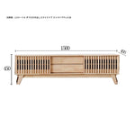 シンプルモダンテレビ台 - 木製デザイン、収納力抜群でリビングをおしゃれに演出する家具 fls-5339