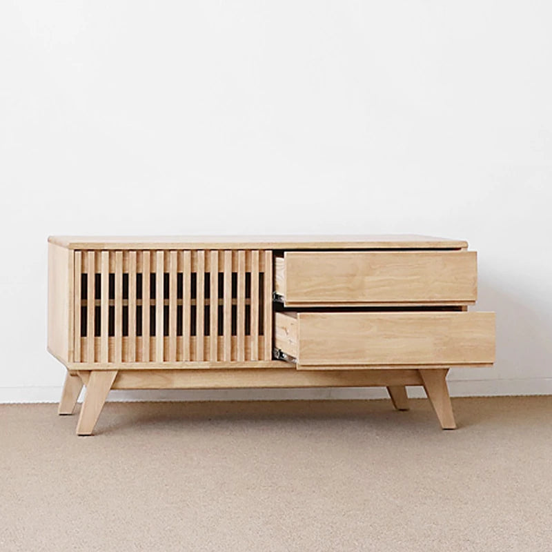 シンプルモダンテレビ台 - 木製デザイン、収納力抜群でリビングをおしゃれに演出する家具 fls-5339
