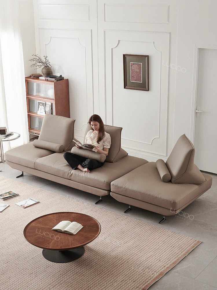 シンプルモダンソファー | パイン材・綿麻・スチール製 | 快適なリビング空間を演出するデザインソファー flsd-5180