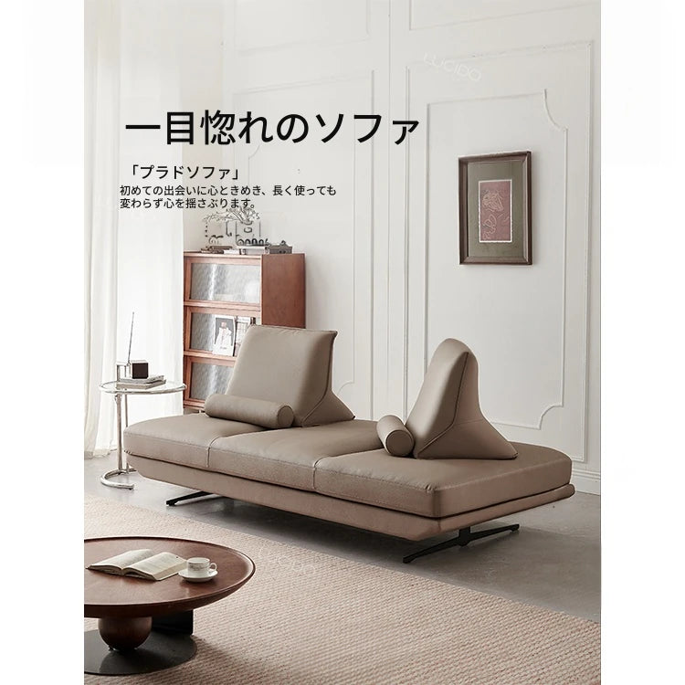 シンプルモダンソファー | パイン材・綿麻・スチール製 | 快適なリビング空間を演出するデザインソファー flsd-5180