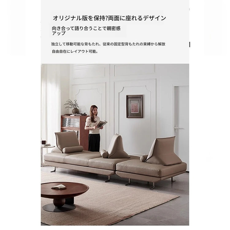 シンプルモダンソファー | パイン材・綿麻・スチール製 | 快適なリビング空間を演出するデザインソファー flsd-5180