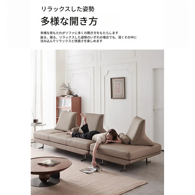 シンプルモダンソファー | パイン材・綿麻・スチール製 | 快適なリビング空間を演出するデザインソファー flsd-5180