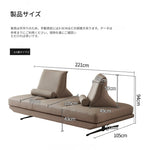 シンプルモダンソファー | パイン材・綿麻・スチール製 | 快適なリビング空間を演出するデザインソファー flsd-5180