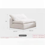 スタイリッシュなパイン製ソファー|綿麻とグースダウン・シリコンフィル使用で贅沢な座り心地【インテリア】 flsd-5181