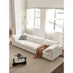 スタイリッシュなパイン製ソファー|綿麻とグースダウン・シリコンフィル使用で贅沢な座り心地【インテリア】 flsd-5181